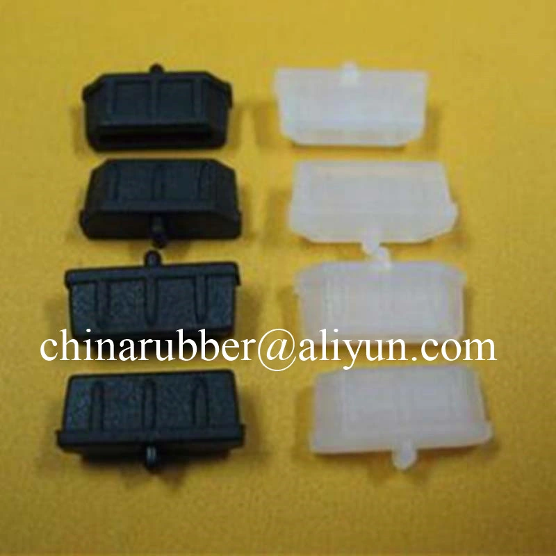 Customized Rectangular Rubber Cap End Protection Cap Rubber Product Rubber Plugs Part