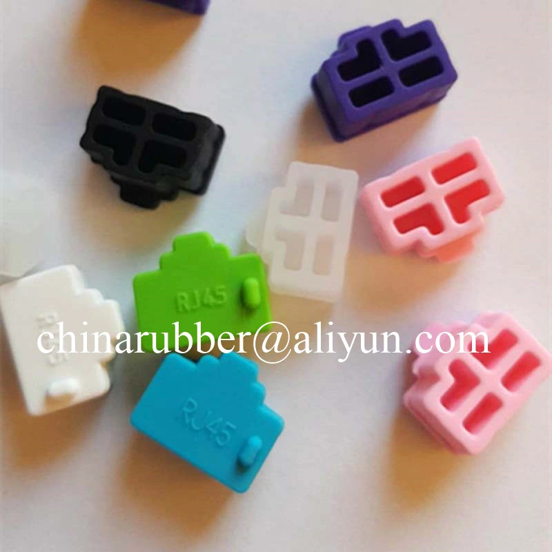 Customized Rectangular Rubber Cap End Protection Cap Rubber Product Rubber Plugs Part